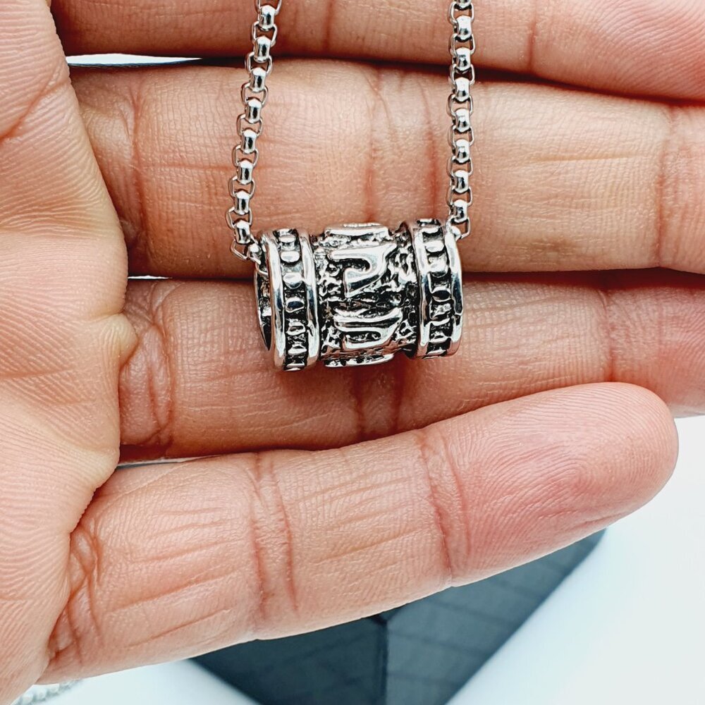 ❤️Six-character mantra rotatable beads necklace, N90201P111